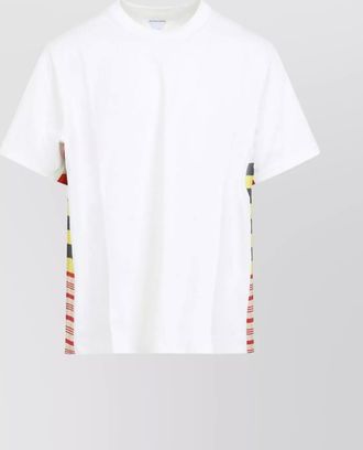 Bottega Veneta silk-blend checked t-shirt