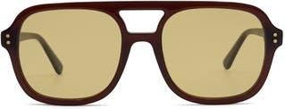 Rebecca Minkoff Rowyn 55mm Aviator Sunglasses in Brown at Nordstrom Rack