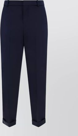 Balmain cotton wool cropped trousers