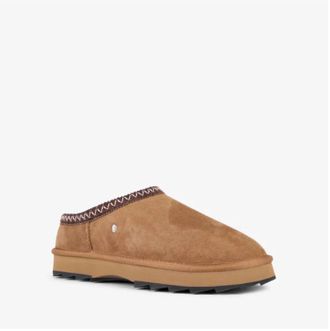 Emu Womens Sharky Scuff Slippers In Chestnut