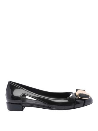 Ferragamo Black Nara Jelly Ballets