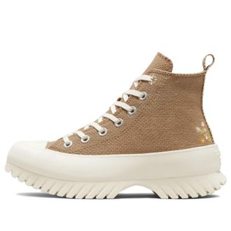 Converse (WMNS) Converse Chuck Taylor All Star Lugged Platform 2.0 High Autumn Embroidery - Sand Dune A05067C