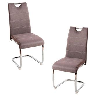 Regalos Miguel Regalos Miguel - Packs Sillas Comedor - Pack 2 Sillas Hallen Tela - Gris