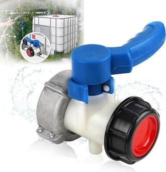 OEM Piezas Grifo Para Tanque De 1000 Litros Adaptador Para Tanque De 1000 Litros Dn50 (75 Mm) Grifo De Drenaje Para Conexi&oacute;n De Tanque Ibc Adaptador Para 