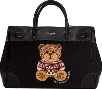 Rue Madam Marvin Love Tote - Dames - Shoppers - Zwart - ONE Size - Leer - Tassen