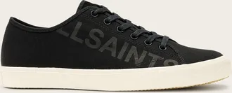 AllSaints Cotton Biggy Low Top Canvas Trainers, Size: UK 12/US 13/EU 46