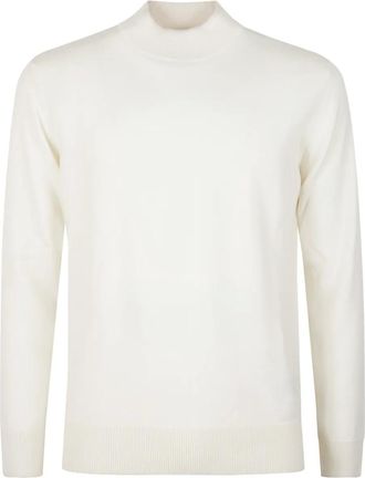 Eleventy Maglione con collo rialzato - Bianco