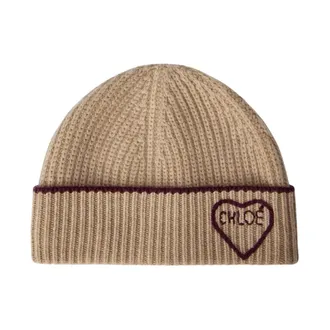 Chlo&eacute; Dames, Accessoires, Beige, Maat: ONE Size Wol