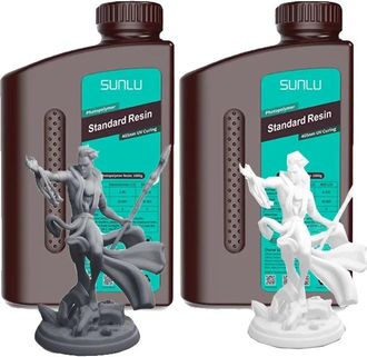 OEM Resina Est&aacute;ndar Sunlu, 1 Kg Por Botella, Curado Uv De 405 Nm