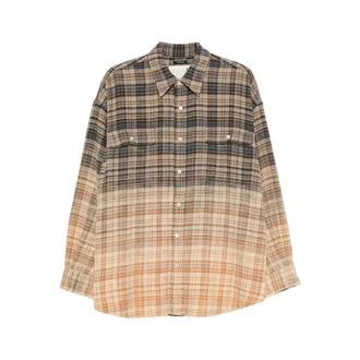 R13 Overhemden, Heren, Veelkleurig, XL, Katoen, Boyfriend Shirt