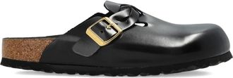 Birkenstock Mules Boston con fibbia - Nero