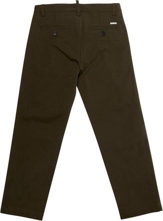 Dsquared2 Boys Cotton Trousers Green