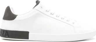 Dolce & Gabbana Portofino Sneakers - Heren - Sneakers - Wit - 43 EU - Leer - Schoenen