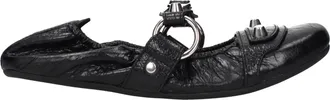 Balenciaga Damess Ballerina zwart leer