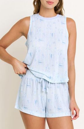 Honeydew Intimates Star Seeker Short Pajamas in Saltwater Somata at Nordstrom, Size X-Small