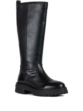 Geox Stivali Iridea con zip - Nero