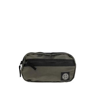 Stone Island Heuptas met verstelbare riem - Heren - Heuptassen - Groen - ONE Size - Nylon - Tassen