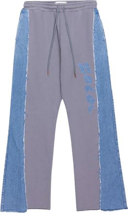 Honor The Gift Trainingsbroek met denim patchwork - Grijs