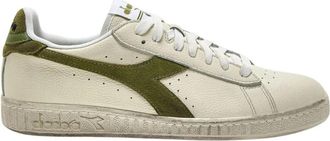 Diadora Vintage Groene Leren Sneakers - Heren - Sneakers - Groen - 36 1/2 EU - Leer - Schoenen