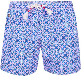 MC2 Saint Barth Zwemshorts met Verlichting - Heren - Strandmode - Blauw - S - Polyester - Badmode