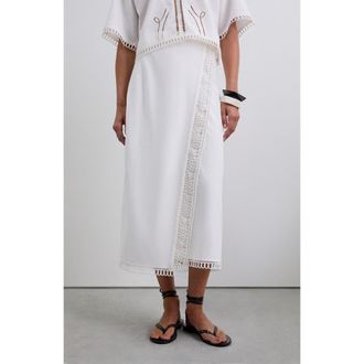 Scalpers Lace Set Skirt in White at Nordstrom, Size Large Eu