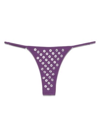 Gimaguas Emily bikini bottom - women - Spandex/Elastane/Polyamide/Polyamide - L - Purple