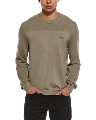 HUGO BOSS Boss Hugo Boss Momentum Wool-Blend Crewneck Sweater