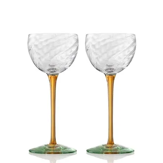 NasonMoretti Set of 2 Nick & Nora Cocktail Glasses