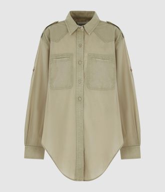 Isabel Marant Chemise Valiane Light Khaki