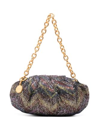 Missoni zigzag-pattern shoulder bag - Black
