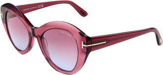 Tom Ford Womens Guinevere 52Mm Sunglasses