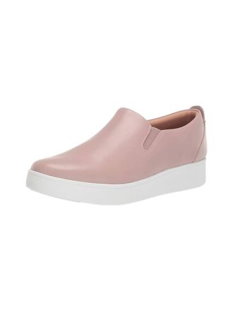 FitFlop Womens Sania Skates Sneaker In Mink/rose Gold