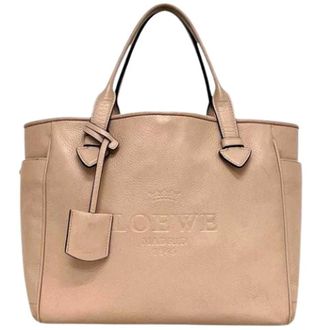 Loewe Pre-owned Tote Bags, female, Pink, Size: ONE SIZE Pre-owned Tote Bag