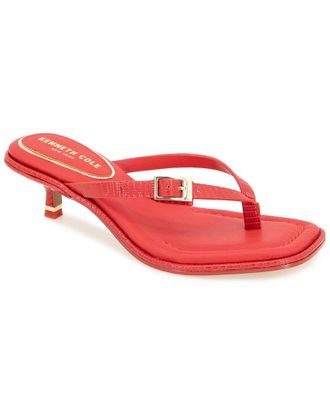 Kenneth Cole Gillie Lizardskin-Embossed Leather Pump