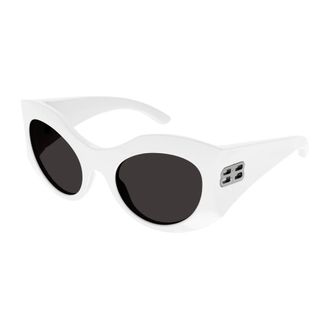 Balenciaga Sunglasses, female, White, 56 MM, Bb0256S Sunglasses