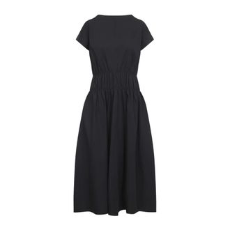 STUDIO NICHOLSON Midi Dresses, female, Black, Size: XS Simos Dress