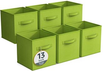 Sorbus Pack of Six 13in Large Storage Bins