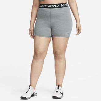 Nike Womens Nike Pro 365 5 Shorts (Plus Size) in Grey | DR6858-084