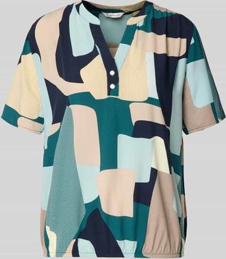 Tom Tailor Regular Fit Blusenshirt aus reiner Viskose in Petrol, Gr&ouml;&szlig;e 34