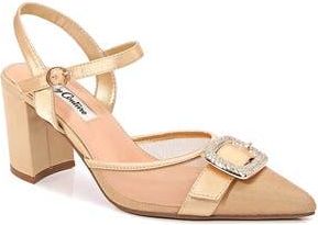 Lady Couture Bianca Slingback Pump in Gold at Nordstrom Rack, Size 10