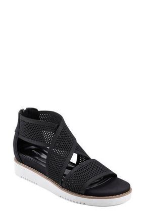 Easy Spirit Witney Wedge Sandal in Black /Black at Nordstrom Rack, Size 8.5