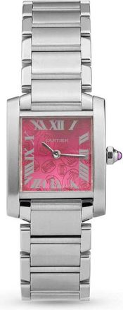 Cartier Pre-owned Cartier Tank Franaise Quartz Pink Dial Ladies Watch 2384