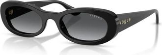 Vogue Eyewear Vo 5582S Zonnebrillen - Dames - Zonnebrillen - Zwart - 53 MM - Accessoires