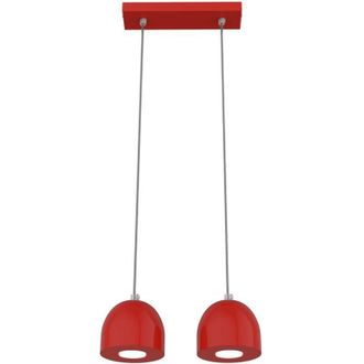 Lumicom Campanella Lampara De Techo Lineal X2 Monocolor Brillo