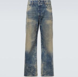 Acne Studios 2021 distressed wide-leg jeans