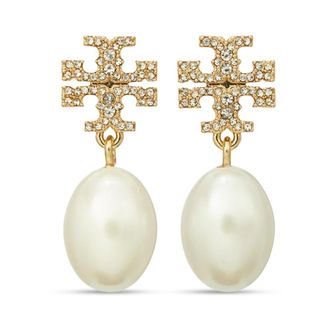 Tory Burch Bijoux - Dames - Oorbellen - Geel - ONE Size - Accessoires