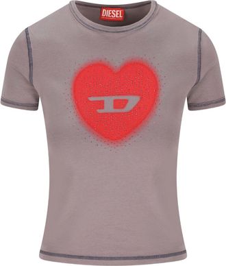 Diesel Heart Baumwoll-T-Shirt