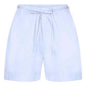 Loulou Studio Casual Shorts, female, Blue, Size: M Malone Drawstring Shorts