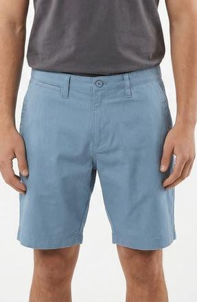 Burnside Stretch Twill Shorts in Sky Blue at Nordstrom Rack, Size 40