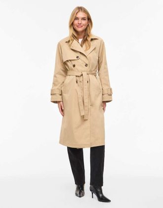 Vila trench in giallo paglia-Marrone